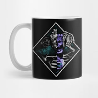 "Artcore" Glitch Art, abstract Sculpture Mug